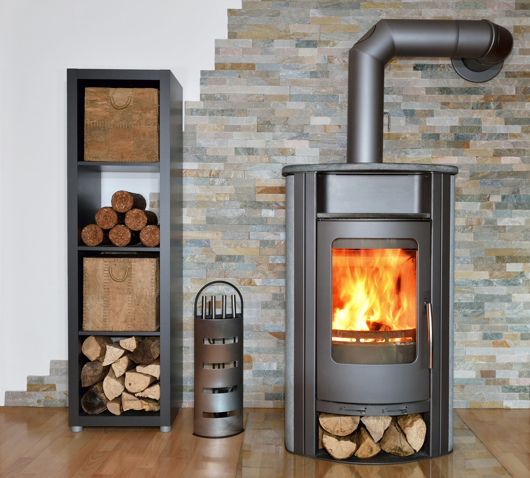 wood burning stove